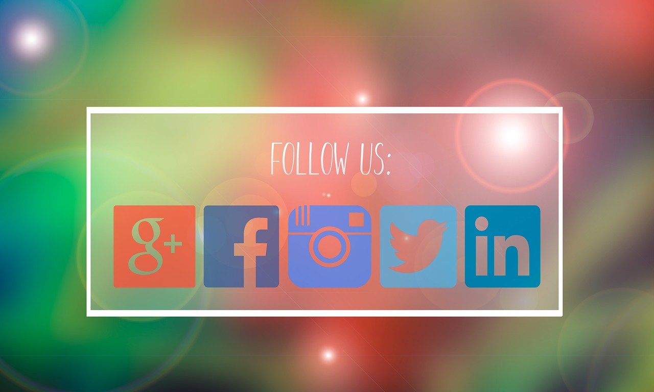 follow us social media