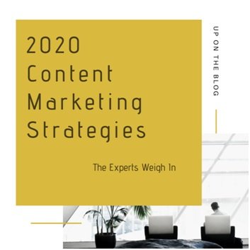 2020 content marketing strategies featured image