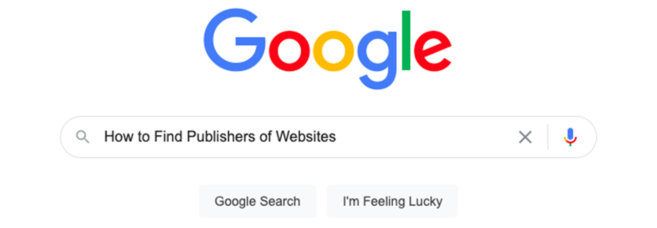 How to Find Publishers of Websites