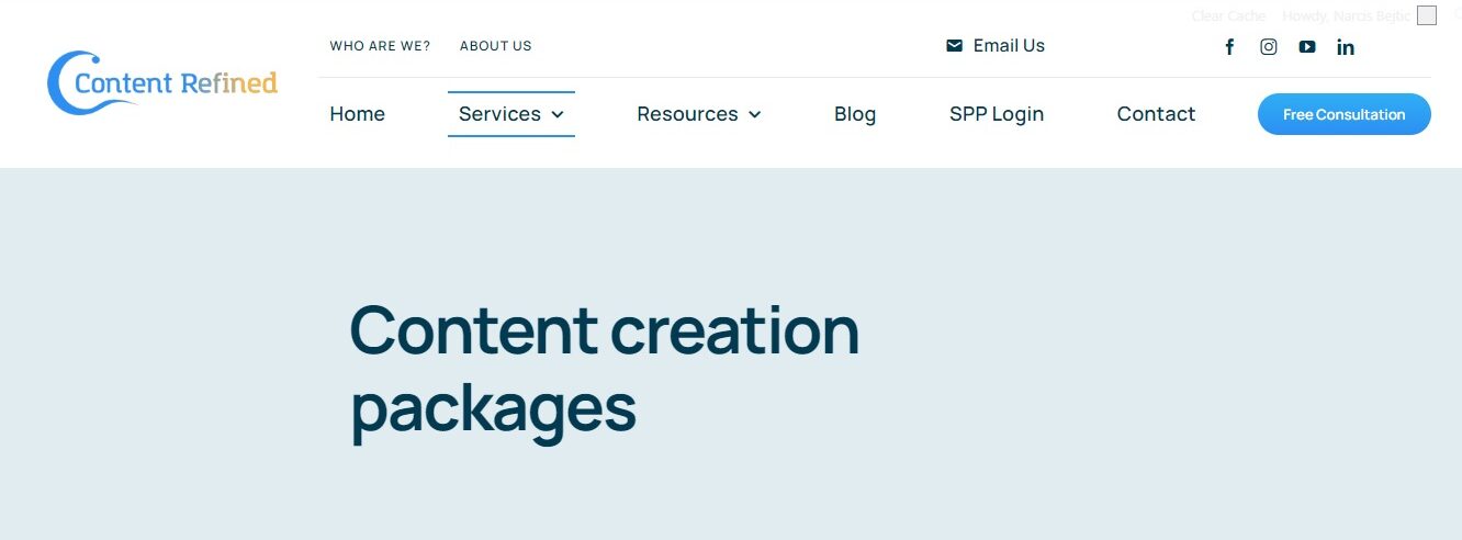 content creation package