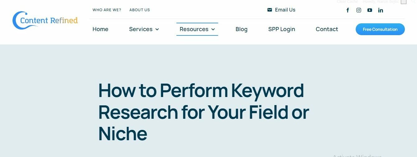 keyword research