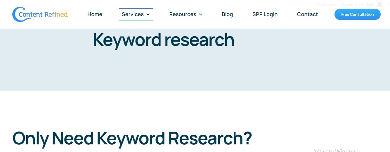 keyword research