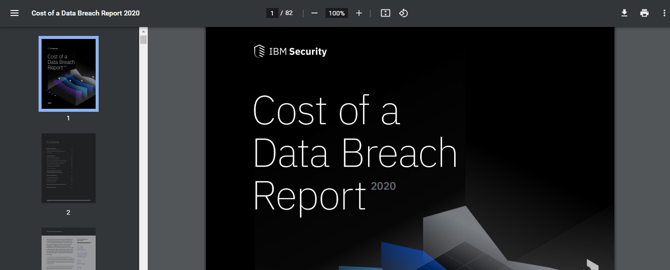 cost of data breach report