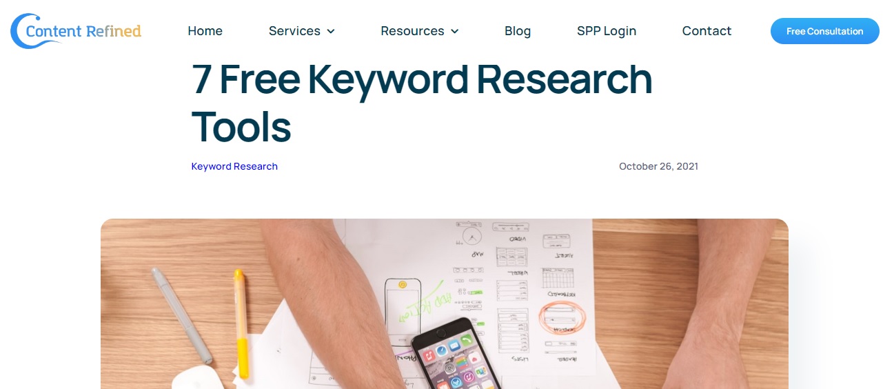 C.R Keyword research tool