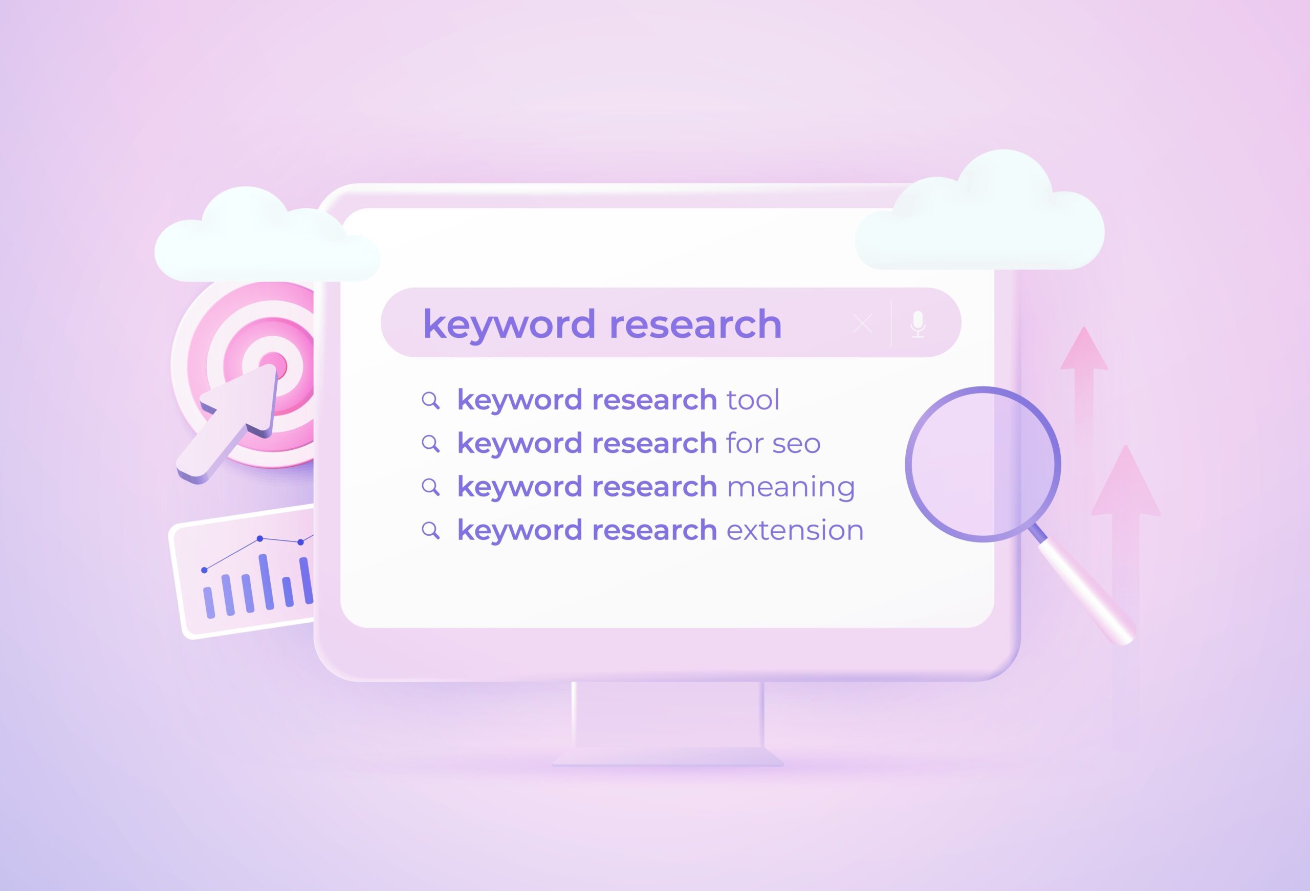 Keyword-research-search-result-in-search-bar-with-suggested-results-scaled