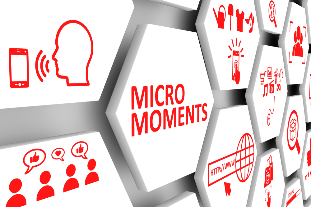 Micro-moments-concept-in-hexagonal-cell-display-board