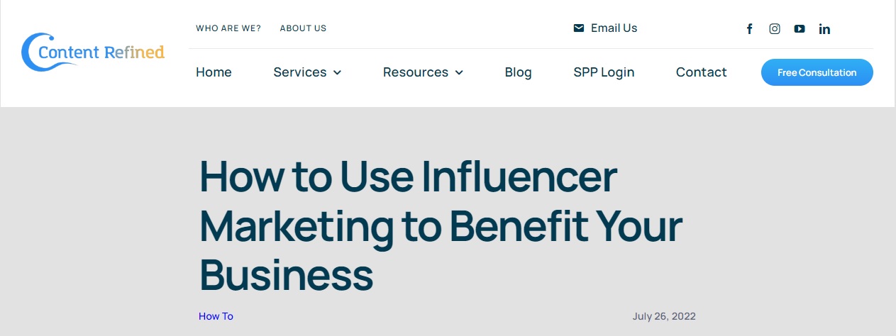 C.R Influencer Marketing