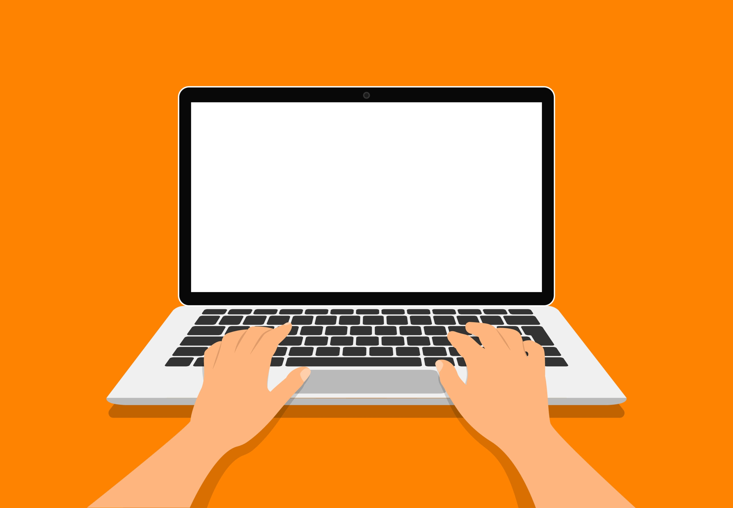 Illustration-of-two-hands-typing-on-a-laptop-against-an-orange-background-scaled.j